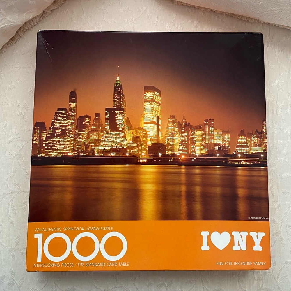 I Love NY Skyline Jigsaw Puzzle - 1000 Pieces